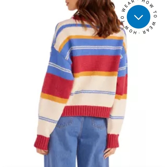 MINKPINK DALLAS KNOT JUMPER SWEATER WOMEN’S SIZE MEDIUM - Picture 2 of 8